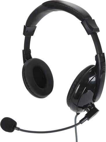 Yunseity Gaming Headset, Bass Surround Wired Headset, Noise Cancelling Flexible Mic Over Ear Headphones, Soft Memory Earmuffs, for PC Gamers in Saudi Arabia