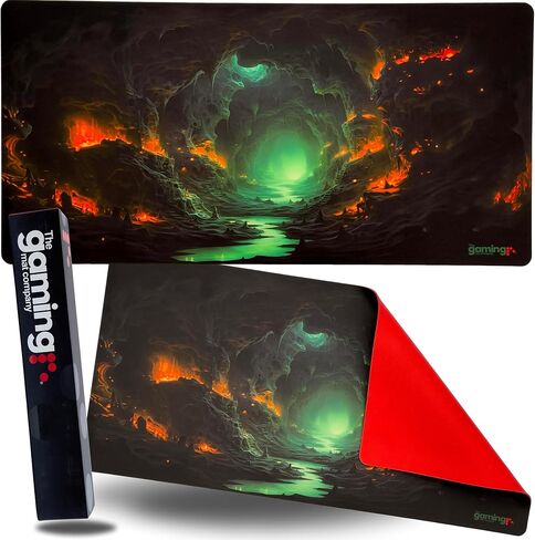 The Gaming Mat Company Single Player MTG Playmat & Gaming Mouse Pad - 28" x 14" Dungeon Gaming Mousepad Compatible with Magic The Gathering Playmats MTG Cards Gaming Mouse Mat Large Mouse Pad in Kuwait