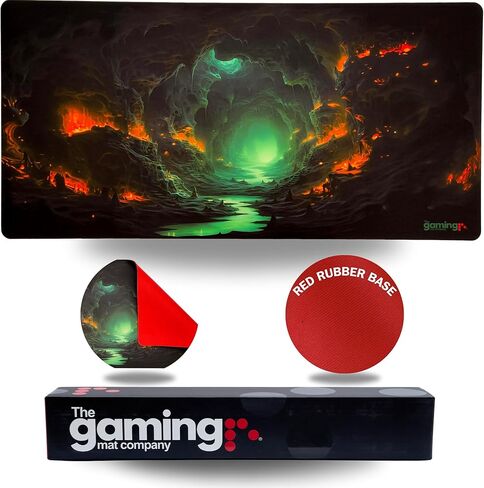 The Gaming Mat Company Single Player MTG Playmat & Gaming Mouse Pad - 28" x 14" Dungeon Gaming Mousepad Compatible with Magic The Gathering Playmats MTG Cards Gaming Mouse Mat Large Mouse Pad in Kuwait
