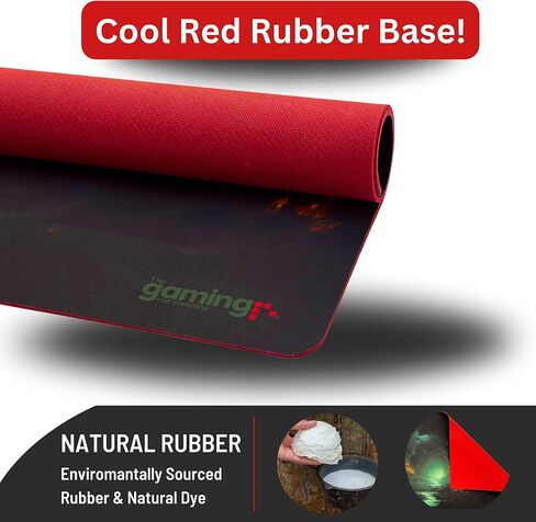 The Gaming Mat Company Single Player MTG Playmat & Gaming Mouse Pad - 28" x 14" Dungeon Gaming Mousepad Compatible with Magic The Gathering Playmats MTG Cards Gaming Mouse Mat Large Mouse Pad in Kuwait