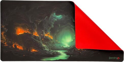 The Gaming Mat Company Single Player MTG Playmat & Gaming Mouse Pad - 28" x 14" Dungeon Gaming Mousepad Compatible with Magic The Gathering Playmats MTG Cards Gaming Mouse Mat Large Mouse Pad in Kuwait