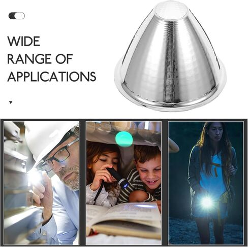 2pcs لوحة عاكس لمصباح يدوي مصباح يركز على شعاع الضوء الأضواء البديل للأنشطة الإضاءة الداخلية وأنشطة الإضاءة الداخلية in Kuwait