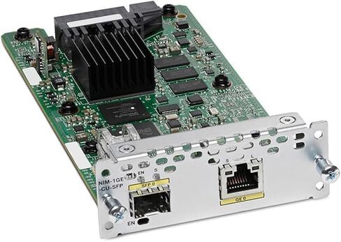 NIM-1GE-CU-SFP = 1 PORT GE WAN NIM MODE MODE RJ45 & SFP (جديد مختوم) in Kuwait