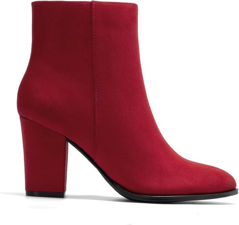 DREAM PAIRS Women's Chunky Block Heel Ankle Booties in Kuwait