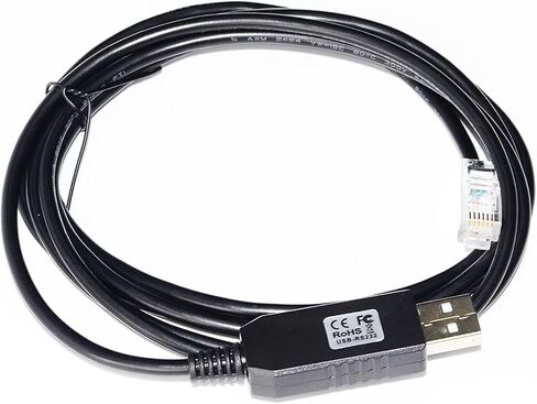 FT232RL Chip USB إلى RJ12 RS232 كبل التحكم التسلسلي لـ OPTEC FocusLynx وحدة تحكم مزدوجة التركيز على الكمبيوتر الشخصي I/O #17695 Kable (3 متر ، RJ12 إلى DB-9) in Saudi Arabia