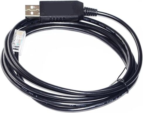 FT232RL Chip USB إلى RJ12 RS232 كبل التحكم التسلسلي لـ OPTEC FocusLynx وحدة تحكم مزدوجة التركيز على الكمبيوتر الشخصي I/O #17695 Kable (3 متر ، RJ12 إلى DB-9) in Saudi Arabia