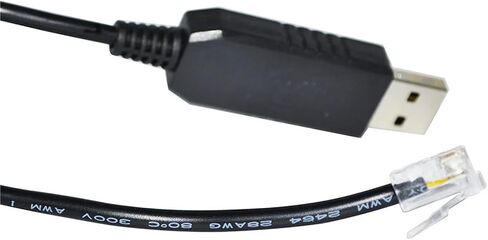 FT232RL RS232 USB to RJ11 RJ12 6P4C Adapter EUROTHERM Controller Communication Cable Debugging Configuration KABLE(1.8M) in Saudi Arabia