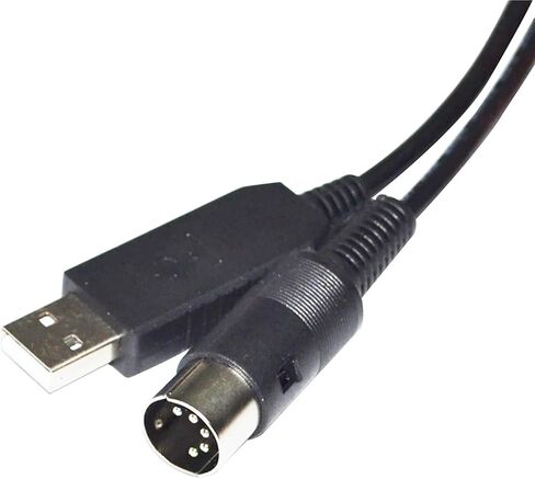 FT232RL Chip USB إلى DIN 5-PIN MALE RS232 كابل اتصال البرمجة التسلسلية لـ Jofemar G23 Machine to PC Kable (3 أمتار) in Saudi Arabia
