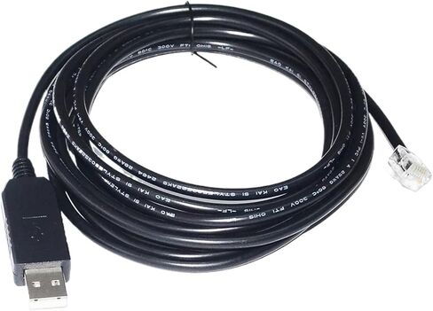 PL2303GT/FTDI FT232RL USB to RJ12 RJ11 6P4C Adapter RS232 Serial Cable for MOVO2 HDD-SVFL4 SERVO Drive to PC KABLE(3 metre,FT232RL Chip) in Saudi Arabia