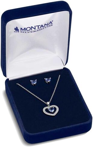 Montana Silversmiths Women's Western Inspired Heart Jewelry Set (Flirty Love Crystal Rope) in Saudi Arabia
