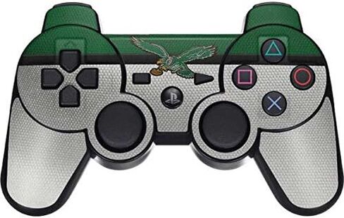 ألعاب Skinit Scenit Gaming متوفرة مع وحدة التحكم اللاسلكية Dual Frack PS3 - NFL Philadelphia Eagles Vintage Design in Kuwait