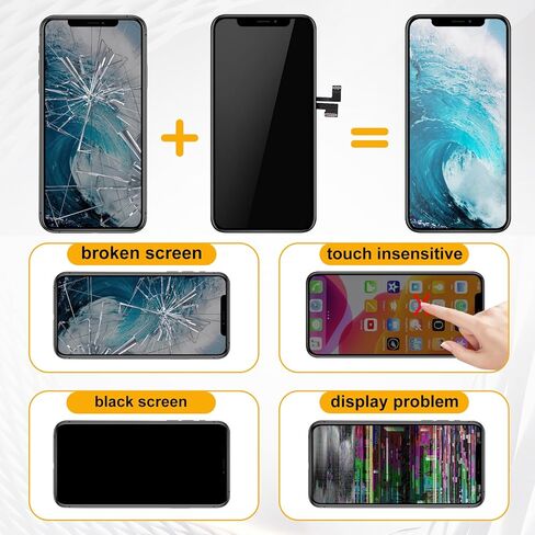 Digi4U OLED لاستبدال شاشة iPhone XS ، شاشة 5.8 '' 'FHD COF [NOT LCD] لتجميع أرقام Display Display Display ، مع مجموعة أدوات الإصلاح لشاشة iPhone XS in Kuwait