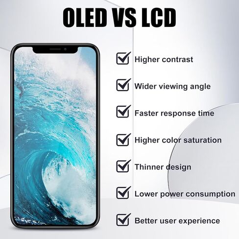 Digi4U OLED لاستبدال شاشة iPhone XS ، شاشة 5.8 '' 'FHD COF [NOT LCD] لتجميع أرقام Display Display Display ، مع مجموعة أدوات الإصلاح لشاشة iPhone XS in Kuwait