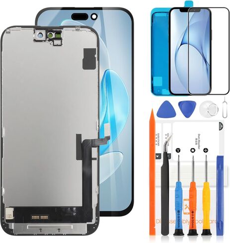 شاشة TFT LCD لاستبدال شاشة iPhone 16 Plus ، 6.7 بوصة FHD لـ iPhone 16 Plus LCD Display Touch Digitizer Assembly A3290 ، A3082 ، A3289 ، A3291 مع مجموعة أدوات ، Glass. in Kuwait