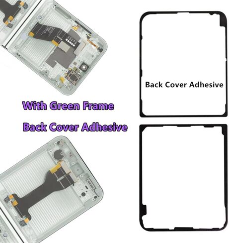 6.7" Original AMOLED for Samsung Galaxy Z Flip 5 Screen Replacement Z Flip5 5G SM-F731U SM-F731U1 Inner Foldable Display Touch Screen Digitizer Assembly. (with Black Frame+Back Cover Adhesive+Tools) in Kuwait