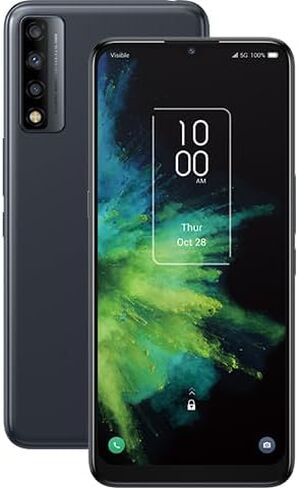 TCL 20 A 5G / 4X 5G T601DL 64GB 4GB STRALL TALL SMARTHED SMARTH ، Android 11 Space Gray (READED) in Saudi Arabia