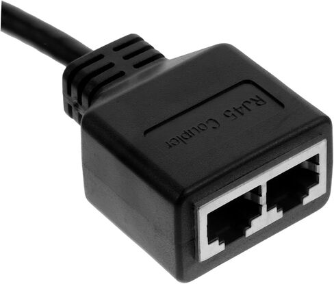 Ethernet Splitter Adapter Dual Female to Male Connector for Easy Device Connectivity Design for Home Compractions High SPEED Networking in Saudi Arabia