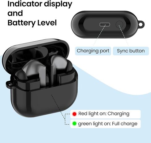 Charging Case for Samsung Galaxy Buds 3 Pro SM-R630 Replacement Charger Case Dock Cradle with USB C Cable Cord Station for Galaxy Buds 3 Pro Earbuds Accessories (Black) in Kuwait