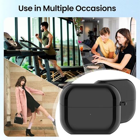 Charging Case for Samsung Galaxy Buds 3 Pro SM-R630 Replacement Charger Case Dock Cradle with USB C Cable Cord Station for Galaxy Buds 3 Pro Earbuds Accessories (Black) in Kuwait