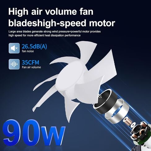 HD290 CPU هواء مبرد ، أنابيب حرارة مطلي بالنيكل ، تمكين مروحة الترتيب الألومنيوم 90 ملم و RGB ، لـ AMD AM4/AM5/Intel LGA 1150/1151/1155/1200/1700/1851 in Kuwait