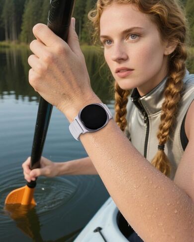 نايلون حلقة الرياضة الفرقة متوافقة مع Samsung Galaxy Watch 8 40mm/44mm ، 2025 شريط الأقمشة لمجالاكسي ووتش 8 كلاسيكي 46 مم النساء الرجال in Kuwait