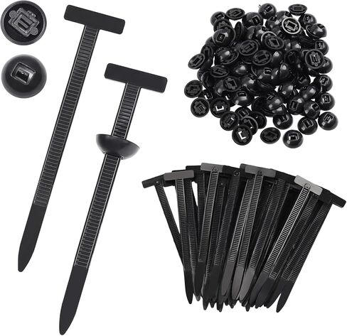 300 PCS Cable Cable Tie Buckle Highted Locking Locking Zip Rights حامل جديد متعدد الوظائف in Kuwait