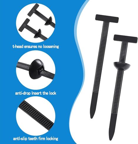 300 PCS Cable Cable Tie Buckle Highted Locking Locking Zip Rights حامل جديد متعدد الوظائف in Kuwait