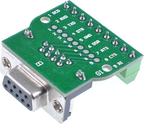 Oiyagai 2-Pack DB9 محول كتلة الطرفية الإناث-لوحة موصل التثبيت M1 ، 9 دبوس RS232 لمسمار وحدة الإشارة الطرفية للاتصال بالمنفذ التسلسلي ، بدون لحام in Kuwait