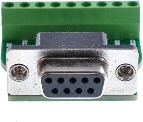 Oiyagai 2-Pack DB9 محول كتلة الطرفية الإناث-لوحة موصل التثبيت M1 ، 9 دبوس RS232 لمسمار وحدة الإشارة الطرفية للاتصال بالمنفذ التسلسلي ، بدون لحام in Kuwait