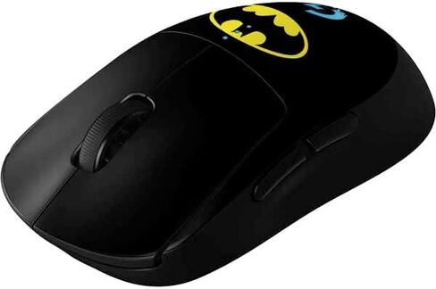 Skinit Decal Other Skin Compatible with G Pro Wireless Gaming Mouse - Officially Licensed DC Comics Batman Logo All Over Print Design in Saudi Arabia