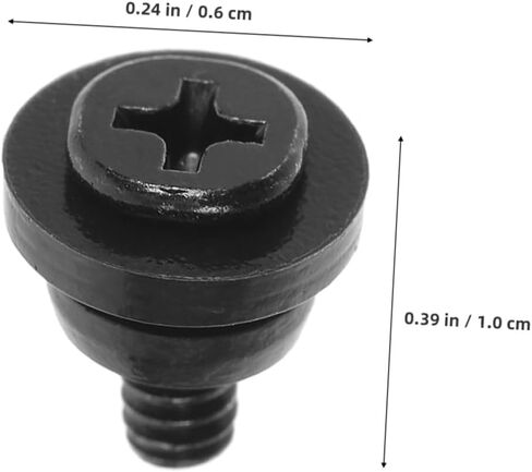 POPETPOP 10Pcs Hard Disk Mounting Screws with Spring Washers for SSD Mechanical Drives Shock Resistant Durable Machine Screws for Secure Installation in Saudi Arabia