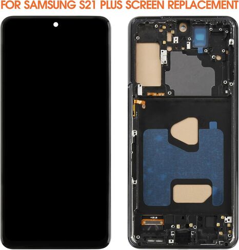 incell for Samsung Galaxy S21 بالإضافة إلى استبدال الشاشة S21 Plus LCD Display G996W G996U LCD Digitizer Screen Touch Assembly Black مع إطار (الحجم الأصلي ، بدون بصمة) in Kuwait