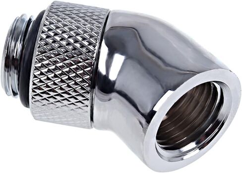 Alphacool Eiszapfen G1/4 "من الذكور إلى الإناث ، 45 درجة دوارة ، أسود عميق ، 4 عبوات in Saudi Arabia