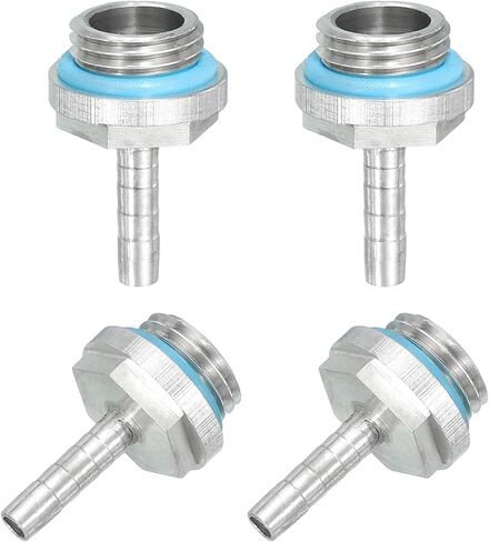 UXCELL 4PCS G1/4 FITTING ، G1/4 THEAR مع 13 مم OD MUSSUST in Saudi Arabia