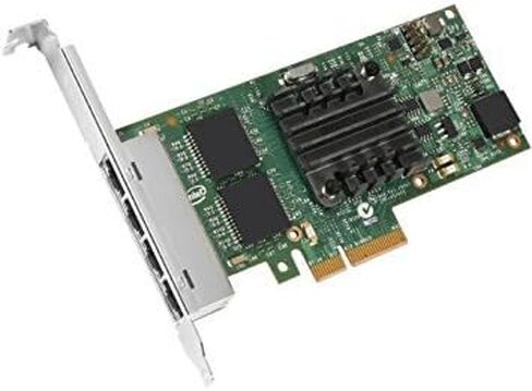 Intel i350t4blk i350t4blk intel i350-t4 Quad Port Adapter PCIe Gigabit Intel I350T4Blk Quad Port Network Card | حاسوب in Saudi Arabia