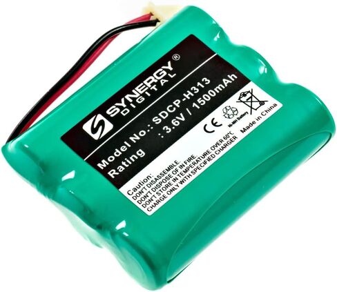 SDCP-H313 - Ni-MH, 3.6 Volt, 1500 mAh, Ultra Hi-Capacity Battery - Replacement Battery for Rechargeable Cordless Phone Battery in Saudi Arabia