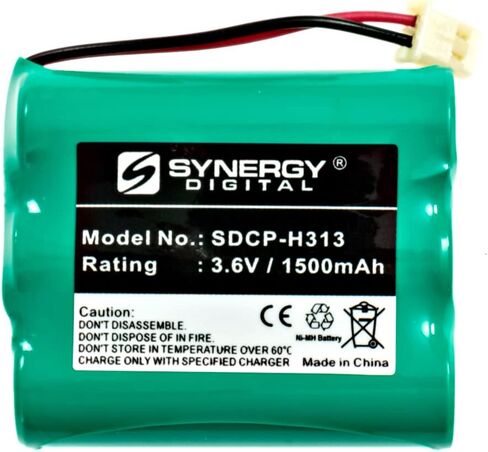 SDCP-H313 - Ni-MH, 3.6 Volt, 1500 mAh, Ultra Hi-Capacity Battery - Replacement Battery for Rechargeable Cordless Phone Battery in Saudi Arabia