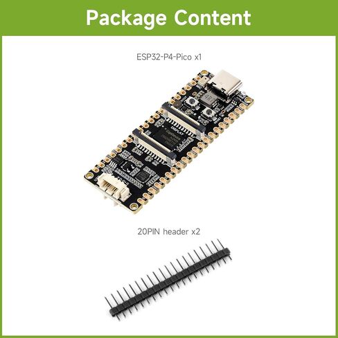 Waveshare ESP32-P4-Pico High-Performance Development Board, Featuring ESP32-P4, RISC-V Dual-Core and Single-Core Processors, and Advanced Human-Machine Interfaces, Board Only in Saudi Arabia