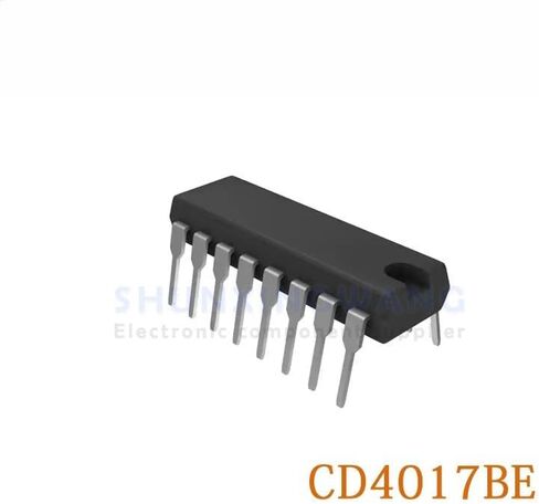 جديد 2024 10pcs CD4017BE DIP16 CD4017 DIP CD4017B DIP-16 HEF4017BP TC4017BP CD4017CN HD14017BP الملحقات in Kuwait