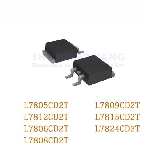 جديد 2024 10pcs L7805C2T TO-263 L7805CD2T TO263 L7812CD2T L7812C2T L7806C2T L7808C2T L7809C2T L7815C2T L7824C2T L7806CD2T L7809CD2T in Kuwait