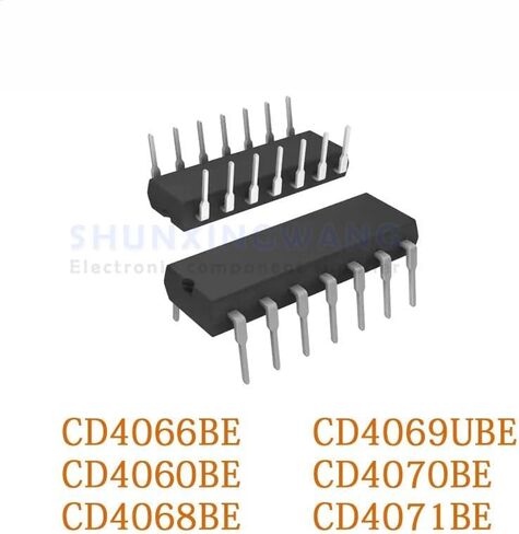 جديد 2024 10pcs CD4066BE CD4066 DIP-14 CD4060BE CD4060 CD4068BE CD4068 CD4069UBE CD4069BE CD4069 CD4070BE CD4070 CD4071BE CD4071 DIP16 DIP16 DIP16 in Kuwait