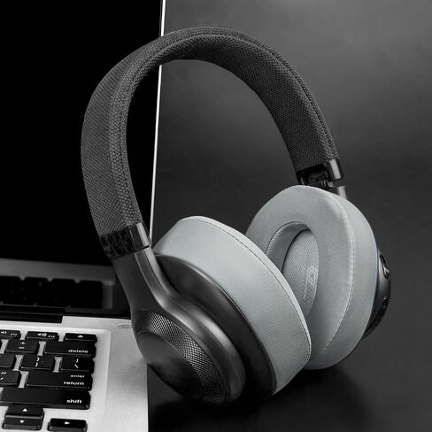 Soulwit Cooling هلام استبدال أذن أذن لـ JBL E55BT (E55 BT) سماعات اللاسلكية الزائدة في الأذن ، وسائد أذن مع رغوة عزل الضوضاء - أسود in Saudi Arabia