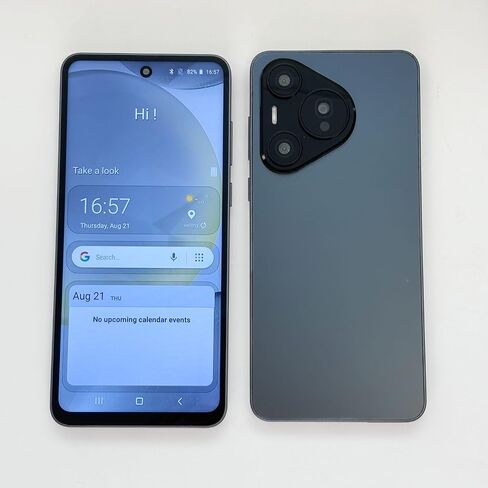 Unlocked Cell Phones 2GB RAM+64GB ROM, 6.56inch HD Screen Mobile Phones, 3200mAh, Android 8.1 Smartphone 3G Network, 2MP +16MP Cameras, Face unlocked, 64G Android phone with cases (blue, F70) in Kuwait