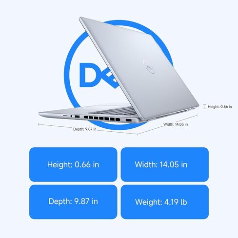 Dell Inspiron Plus 16 AI Captop ، عرض 16.0 "2.5 كيلو با 120 هرتز ، Intel 16-Core Ultra 7-155h (حتى 4.8 جيجا هرتز) ، Geforce RTX 4060 ، 64 جيجابايت DDR5 ، 4 TB SSD ، Backlit Copilot Key ، Windows 11 Pro ، in Kuwait