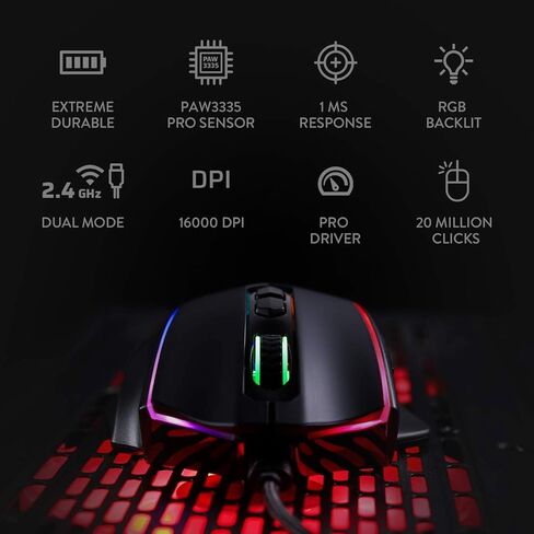 Redragon K582 لوحة مفاتيح الألعاب و M686 Gaming Mouse Bundle in Saudi Arabia