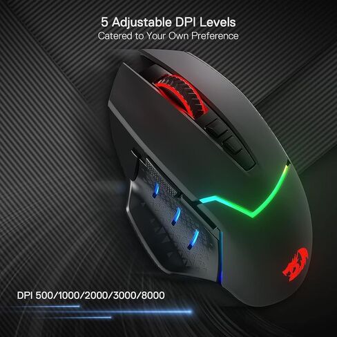 Redragon K719 لوحة مفاتيح الألعاب الميكانيكية و M690 Pro Gaming Mouse Bundle in Saudi Arabia