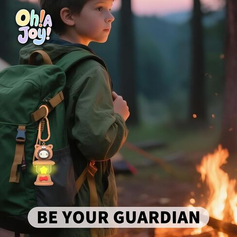 OAJ لحالة Airtag ، توهج سلسلة مفاتيح الحيوانات اللطيفة في الظلام متوافق مع علبة الهواء مع Carabiner و Landyard (الفيل) in Kuwait