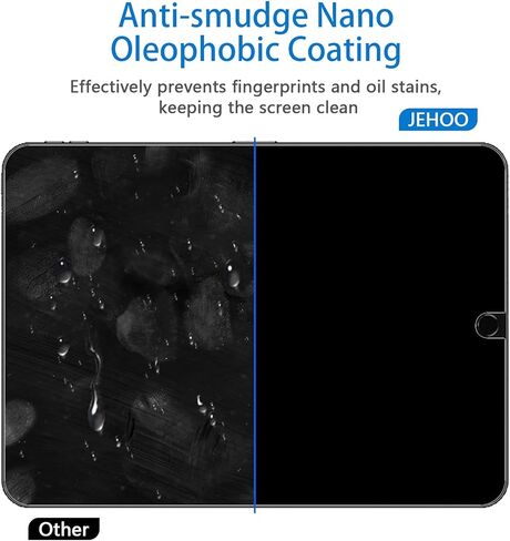 [2 Pack] for iPad 10.2 Inch (9th/8th/7th Generation, 2021/2020/2019) Privacy Screen Protector, Anti-Spy Tempered Glass Film, Anti-Scratch, Anti-Shock in Kuwait