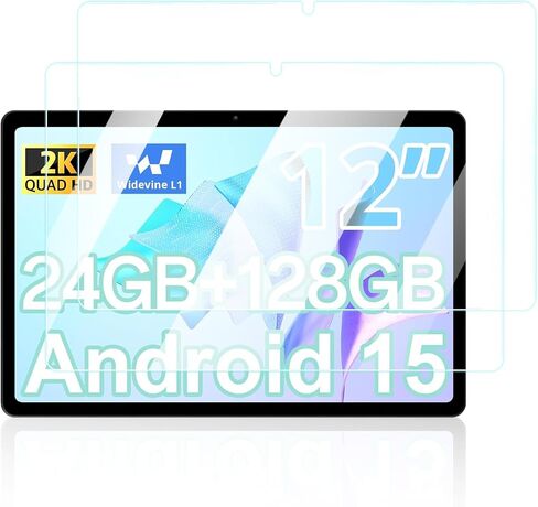 Screen Protector for Generic A116C Tablet 12 inch Android Tablets, Anti-Scratch 9H Hardness Touch Sensitive 2.5D Rounded Edges Bubble Free Easy to Install,2 Pack. in Saudi Arabia