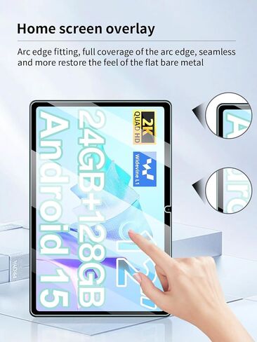 Screen Protector for Generic A116C Tablet 12 inch Android Tablets, Anti-Scratch 9H Hardness Touch Sensitive 2.5D Rounded Edges Bubble Free Easy to Install,2 Pack. in Saudi Arabia